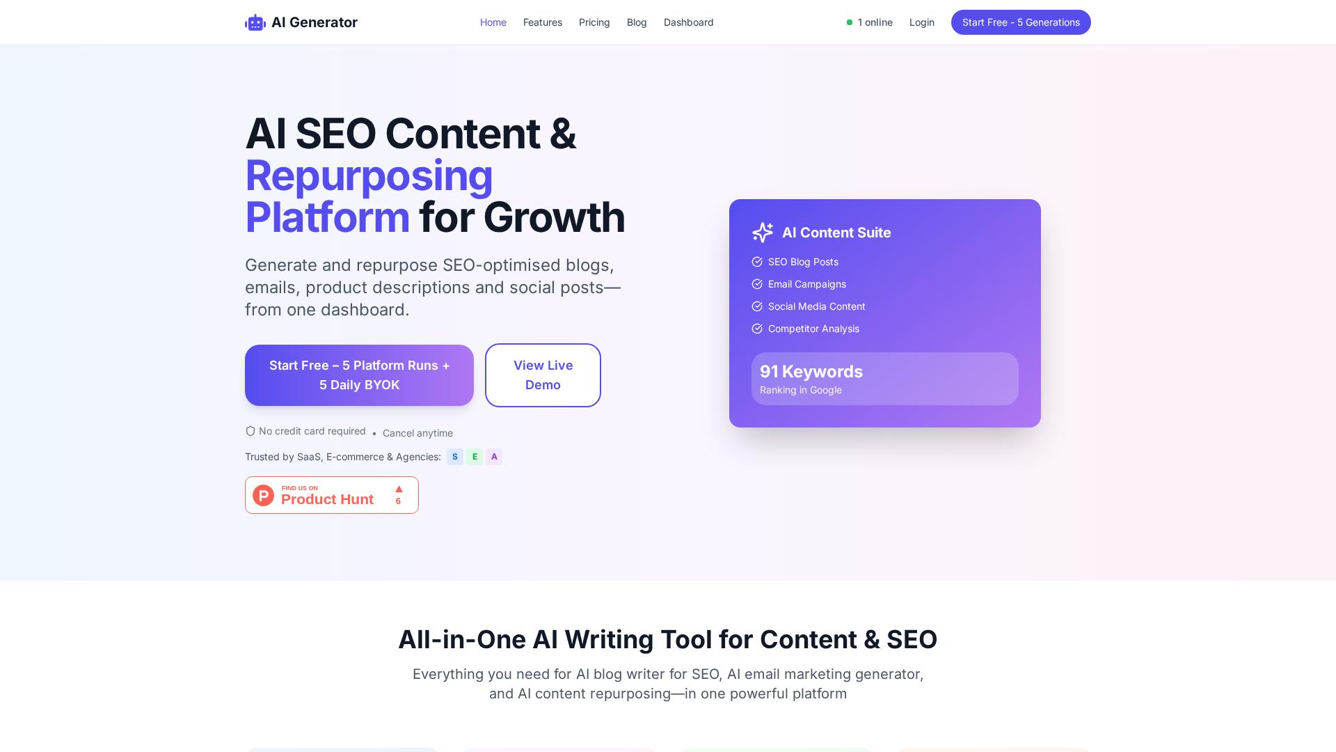 Image associated with AI Generation Tool