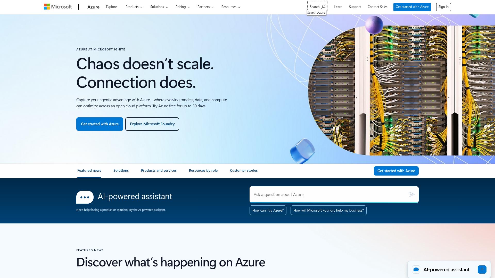 Image associated with Microsoft Azure