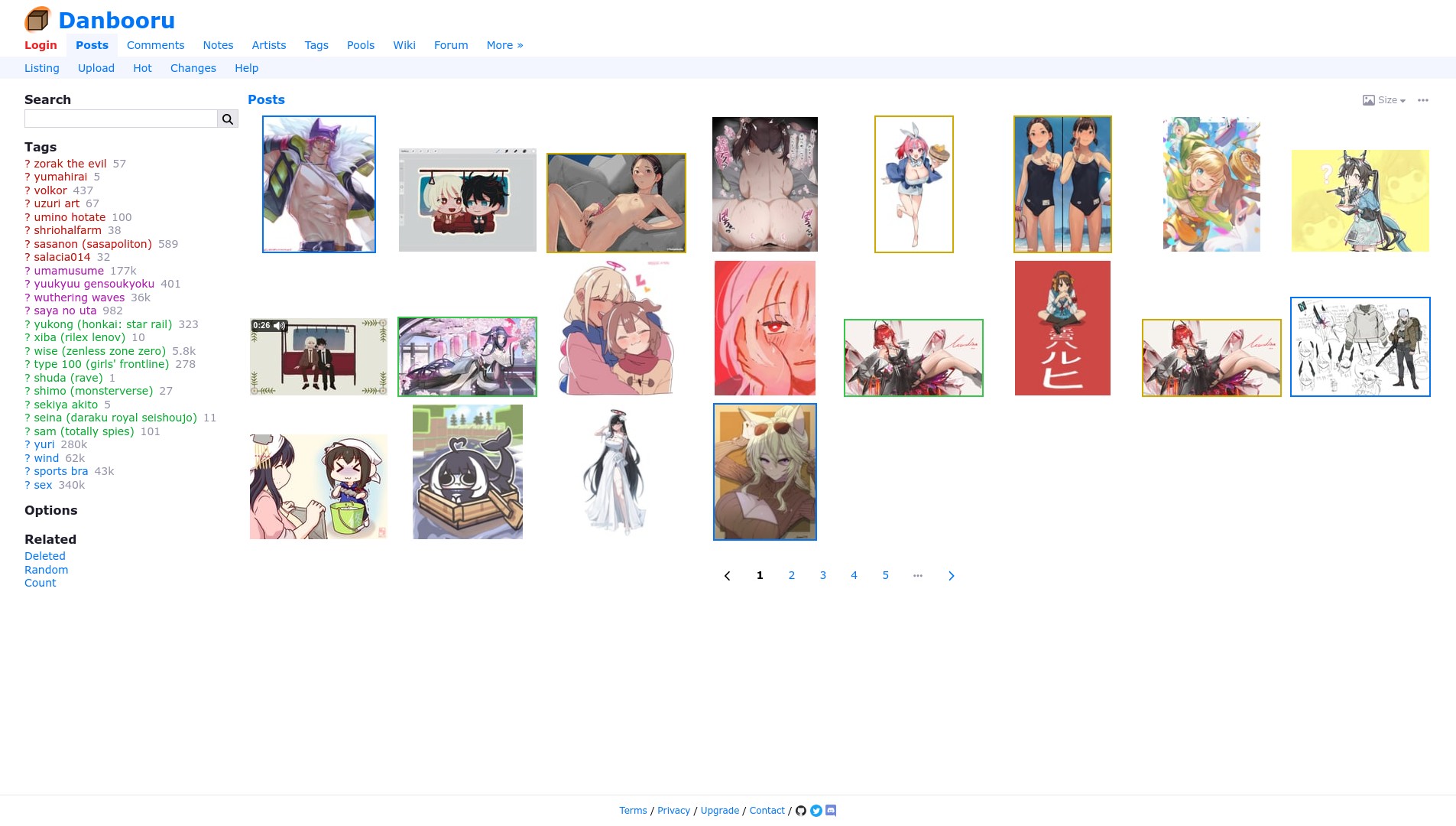 Image associated with Danbooru