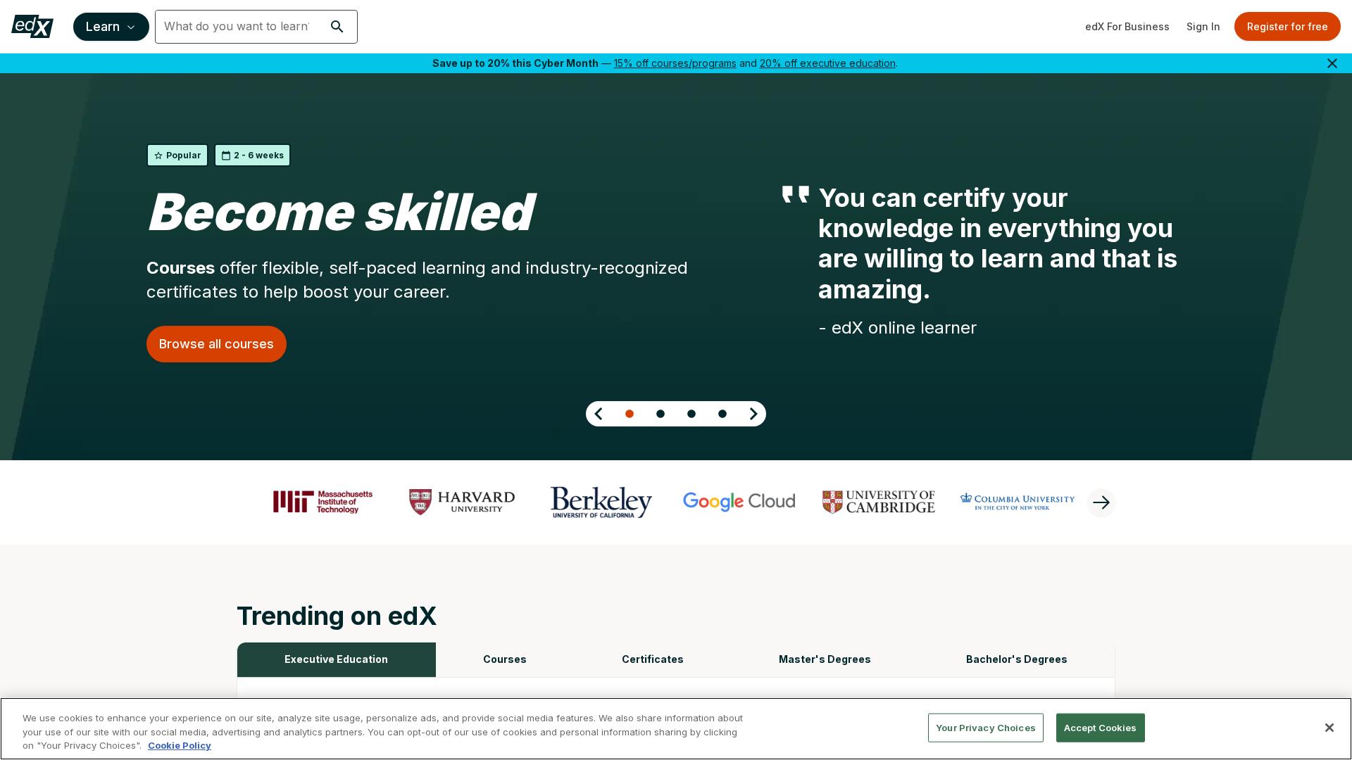 Image associated with edX