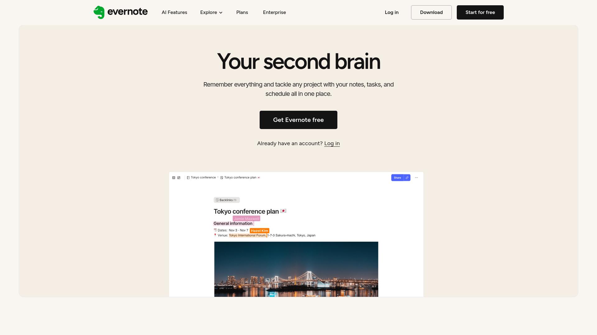 Image associated with Evernote