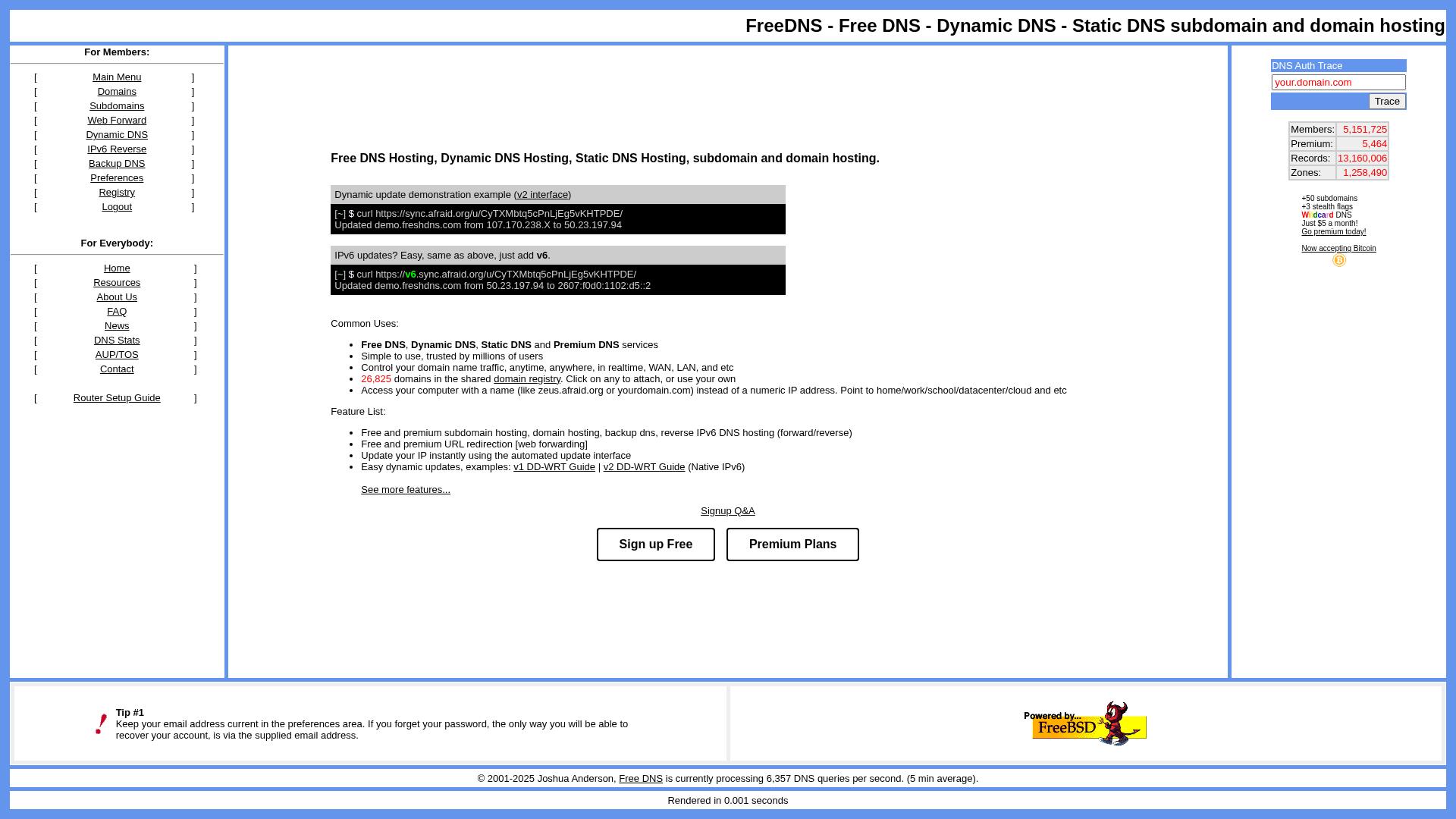 Image associated with FreeDNS