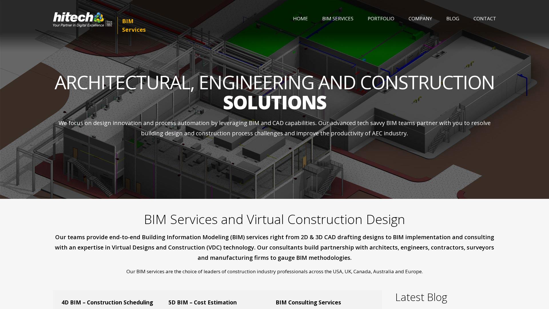 Image associated with Hitech BIM Services