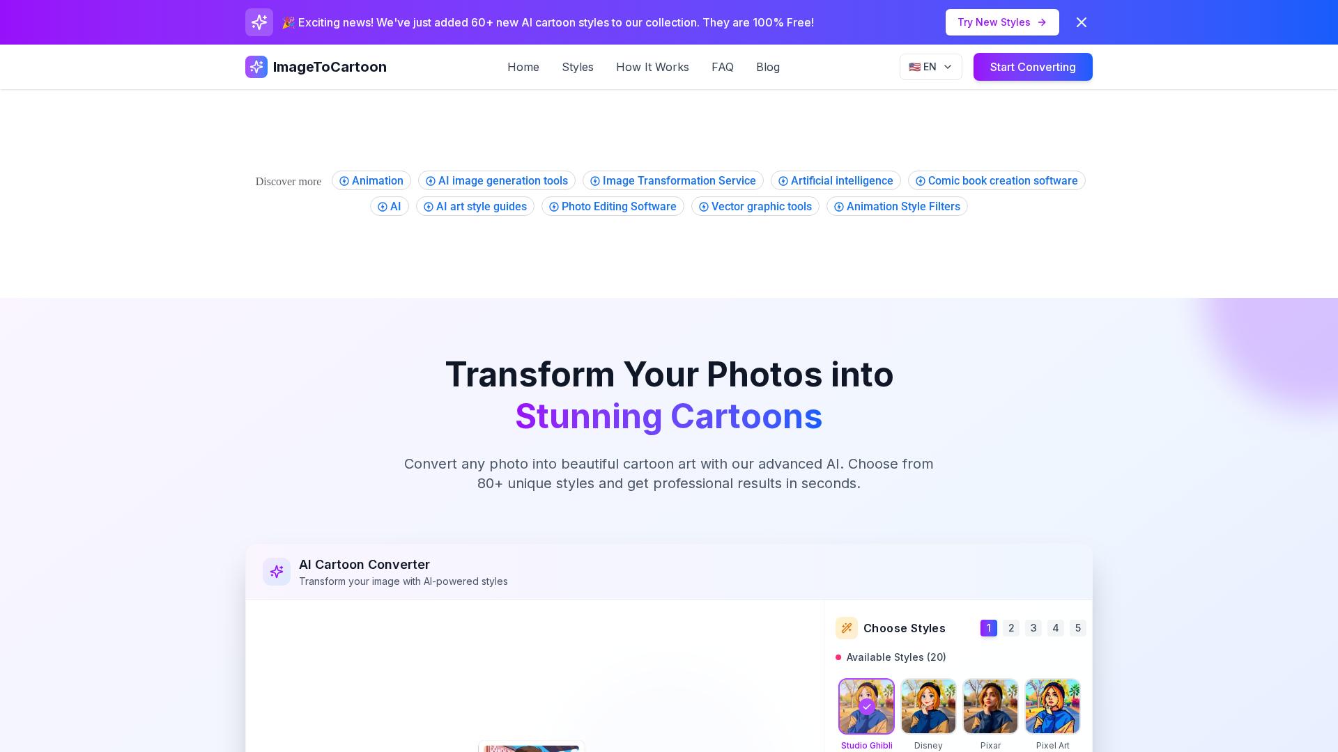 Image associated with ImageToCartoon
