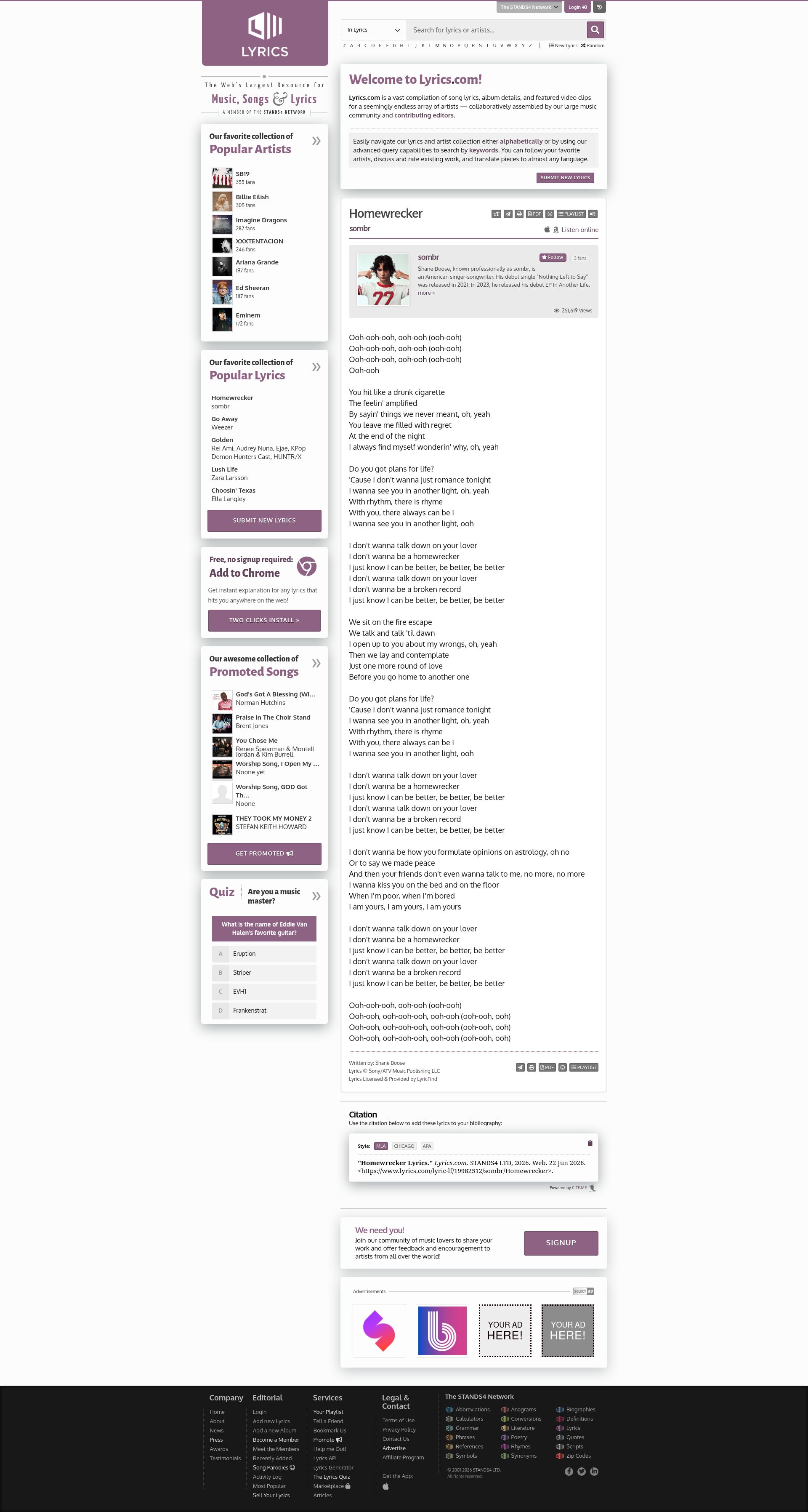 Image associated with Lyrics.com