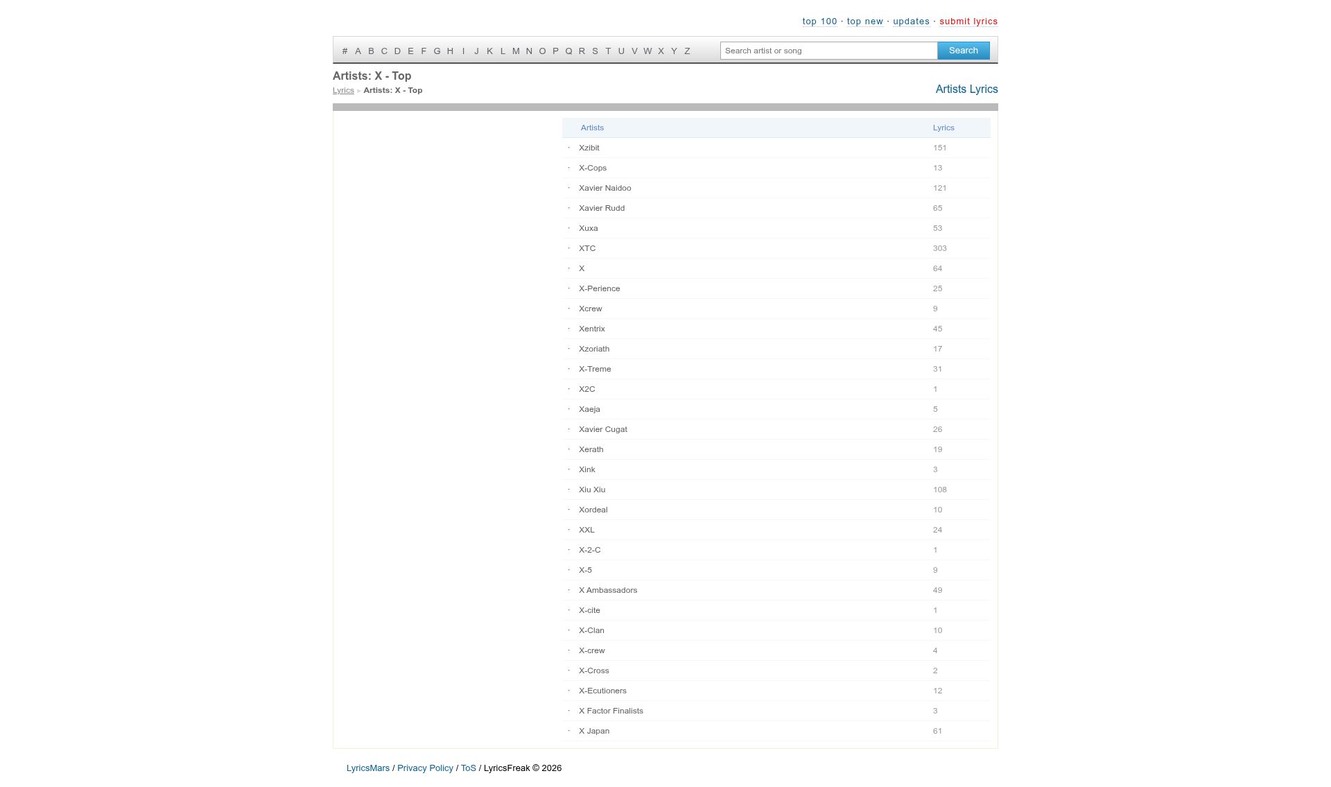 Image associated with LyricsFreak