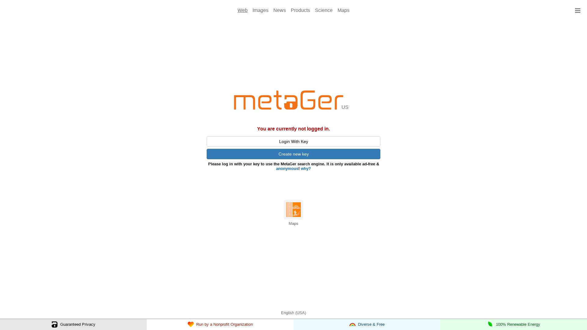 Image associated with MetaGer