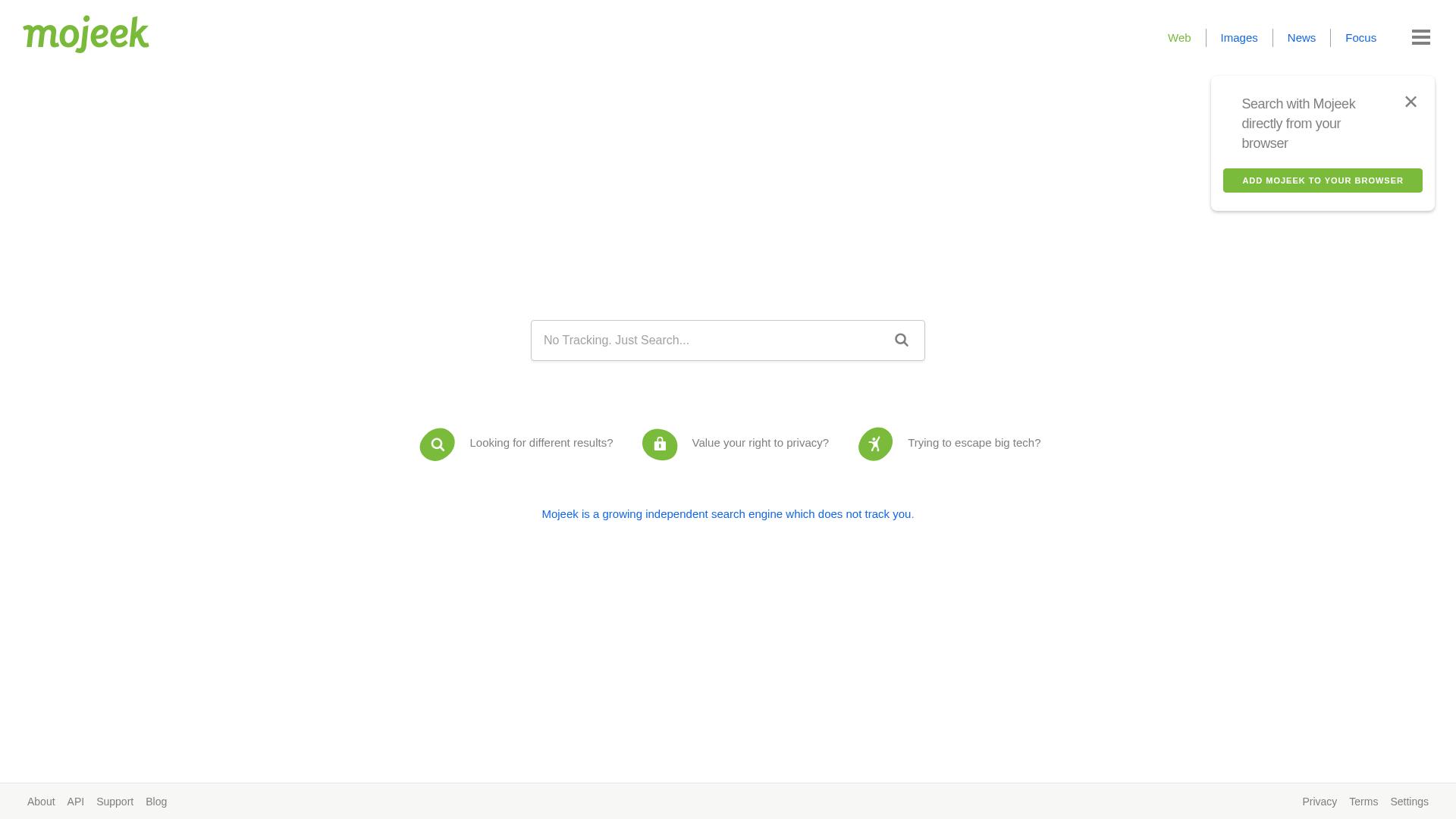 Image associated with Mojeek