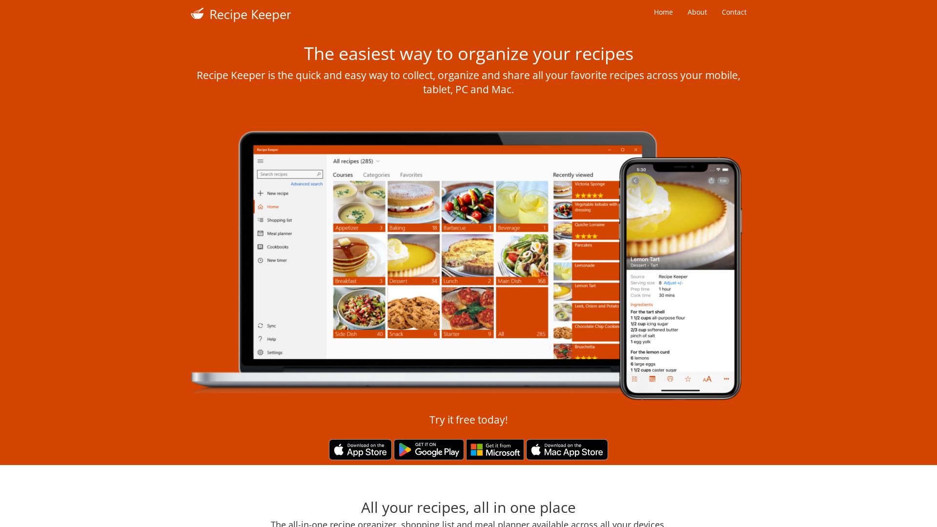 Image associated with Recipe Keeper