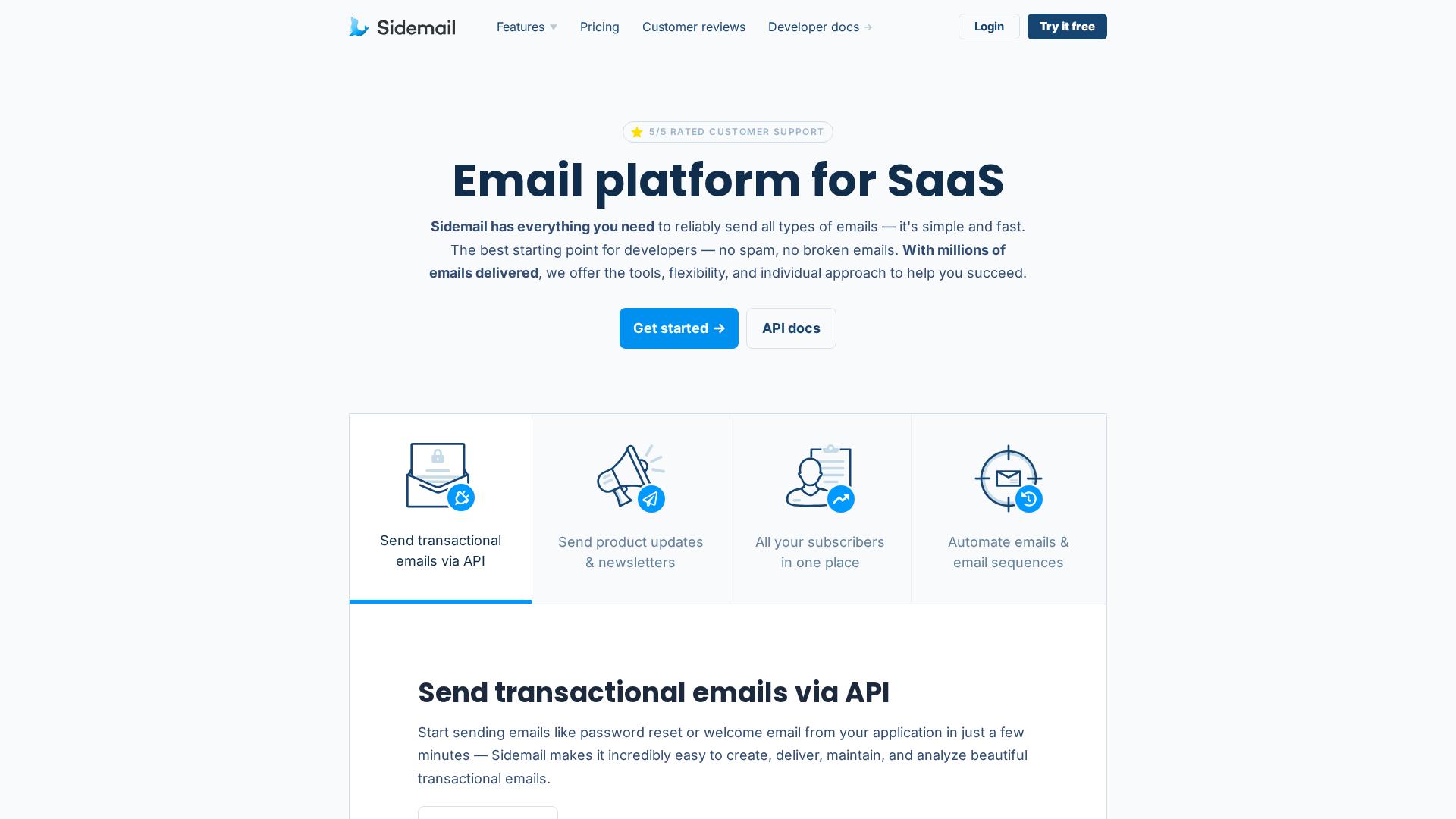 Image associated with Sidemail
