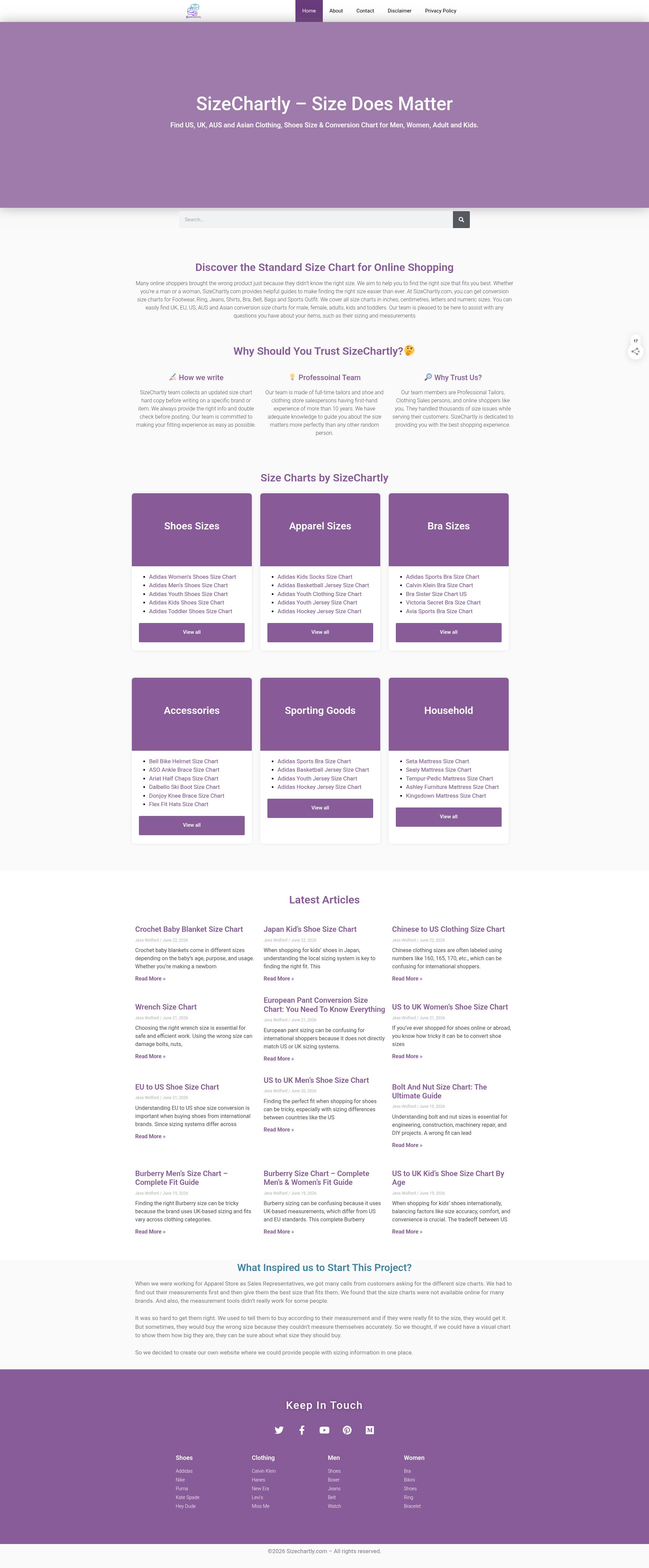 Image associated with SizeChartly