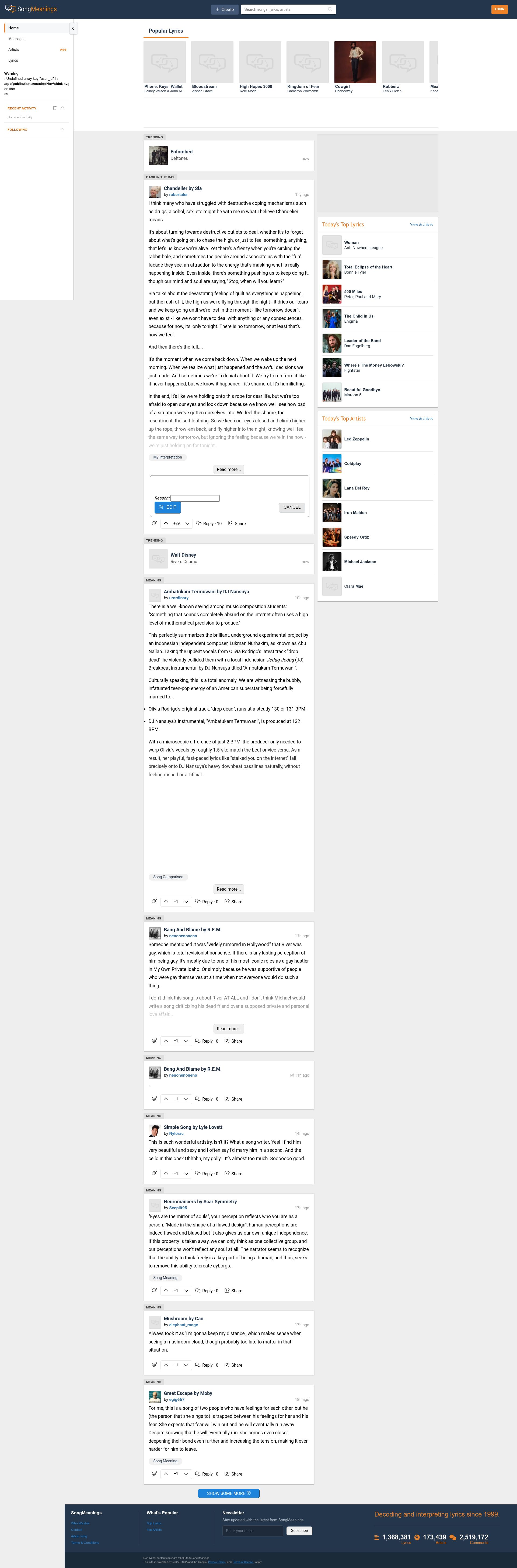 Image associated with SongMeanings