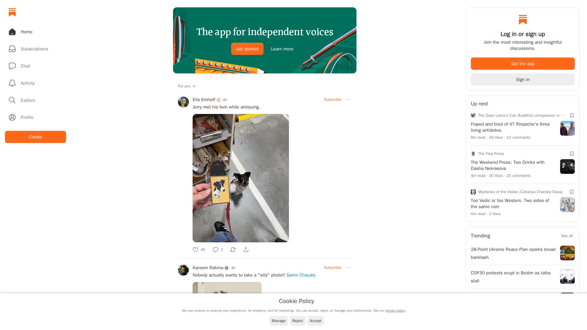 Image associated with Substack