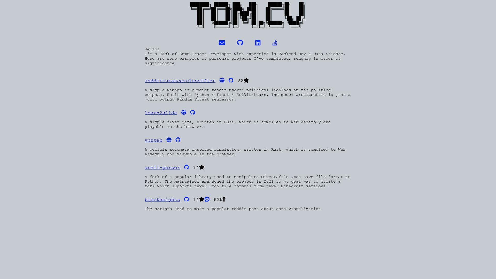Image associated with tom.cv