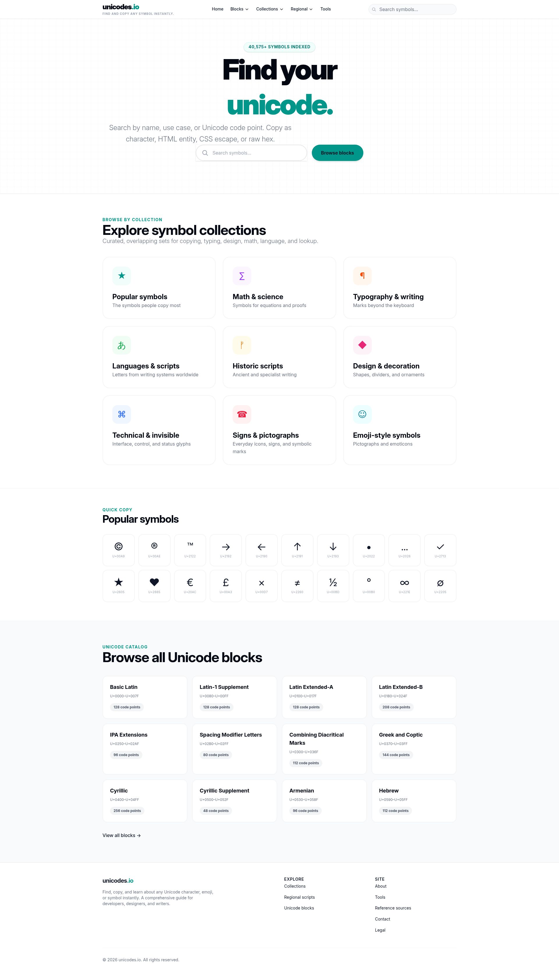 Image associated with Unicodes.io