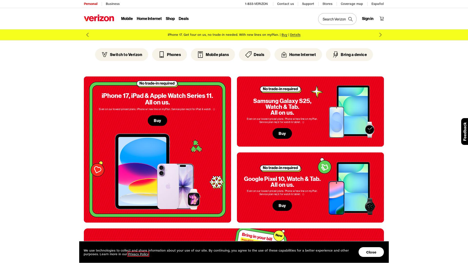 Image associated with Verizon